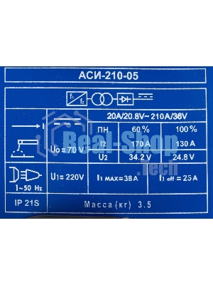 Сварочный аппарат Диолд АСИ-210-05 инвертор ММА DC 6кВт