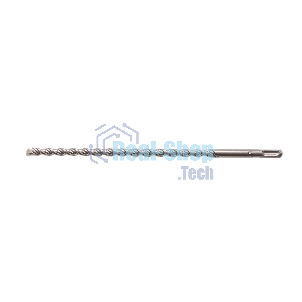 Бур по бетону Denzel двойная спираль, Cobalt W-tip, 12x310 мм, SDS PLUS