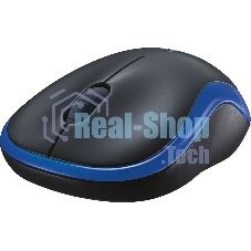 Мышь беспроводная Logitech M185 синий, 1000 dpi, радиоканал, USB, кнопки - 3