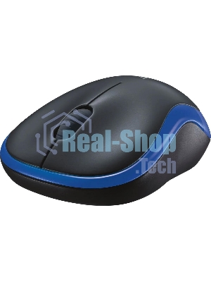 Мышь беспроводная Logitech M185 синий, 1000 dpi, радиоканал, USB, кнопки - 3