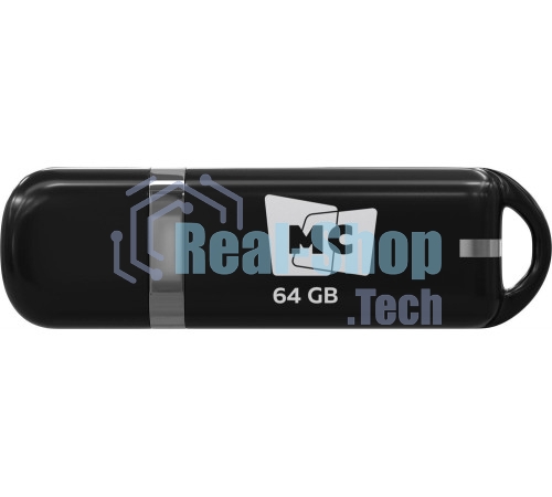 Флешка USB MORE CHOICE МФБ64 Black (4620202558732), 64GB, USB 2.0, R/W 15/6, черный