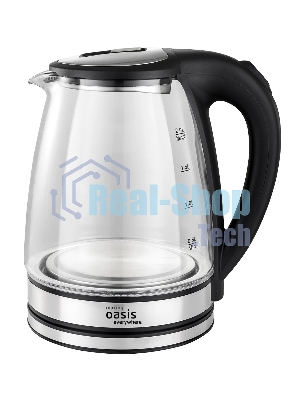Чайник электрический Oasis K-8GS черный 2 л 2000 Вт