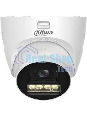 Камера видеонаблюдения аналоговая Dahua DH-HAC-HDW1200TQP-IL-T-0280B 2.8-2.8мм цв.