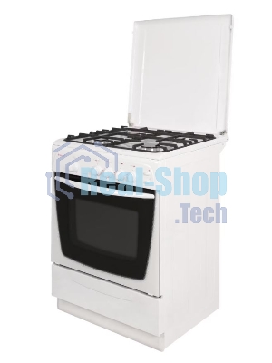 Плита газовая Gefest CG 60МC6 белый, конфорок 4 шт, духовка 63 л, 60 см x 85 см x 60 см