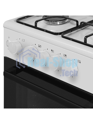 Плита газовая Maunfeld MGC50GEW08 белый, конфорок 4 шт, духовка 59 л, 50 см x 88 см x 65 см