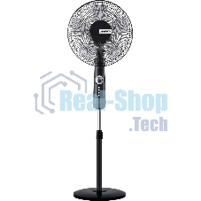 Вентилятор Centek CT-5022 чёрный, напольный, 55 Вт, 3 скорости, 43 см