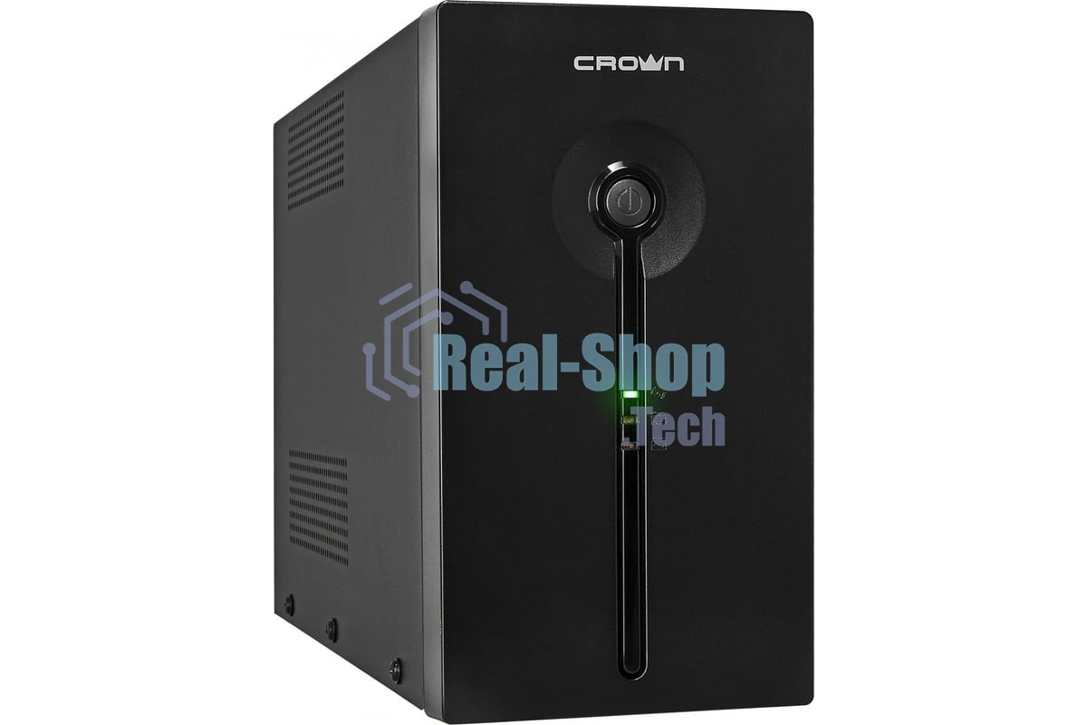Источник бесперебойного питания CROWN CMU-SP1200IEC/1200 ВА\720 Вт/8 х IEC320 C13, 1 х IEC320 C13 Bypass