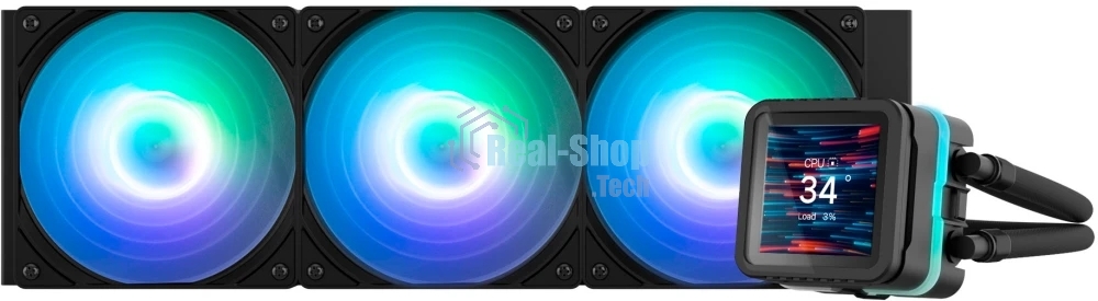 Система охлаждения Zalman CPU Liquid Cooler 360мм, ARGB, LCD Display, черный