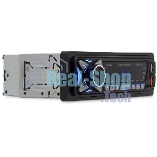 Автомагнитола Digma MCP-227B, 1 DIN, Bluetooth, USB Type-A, AUX, пульт ДУ