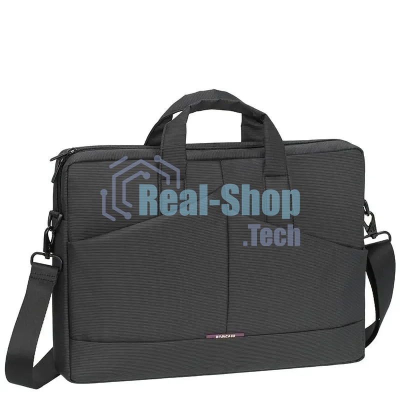 Сумка для ноутбука 15,6” Riva Case 8731 серый, полиэстер