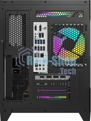 Компьютерный корпус AeroCool/Formula Crystal Z6M Floe черный без БП mATX 4x120мм 2xUSB3.0 audio bott PSU