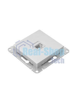 Механизм розетки RJ45 (cat5) EKF UP1-SOA-RJ45-5 алюминий Эпика
