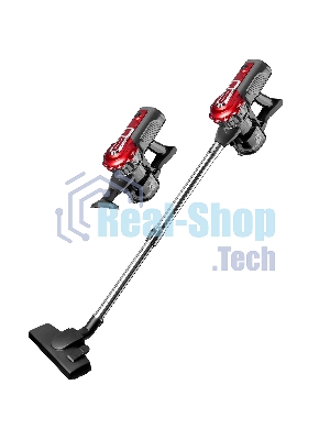 Пылесос вертикальный BRAYER BR4268 серый/красный, питание от сети, 185 Вт, уборка сухая, пылесборник 0,8 л
