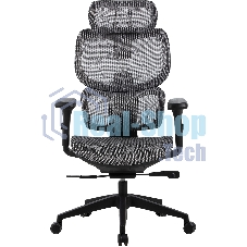 Кресло Cactus CS-MC555-GY черный, сетка