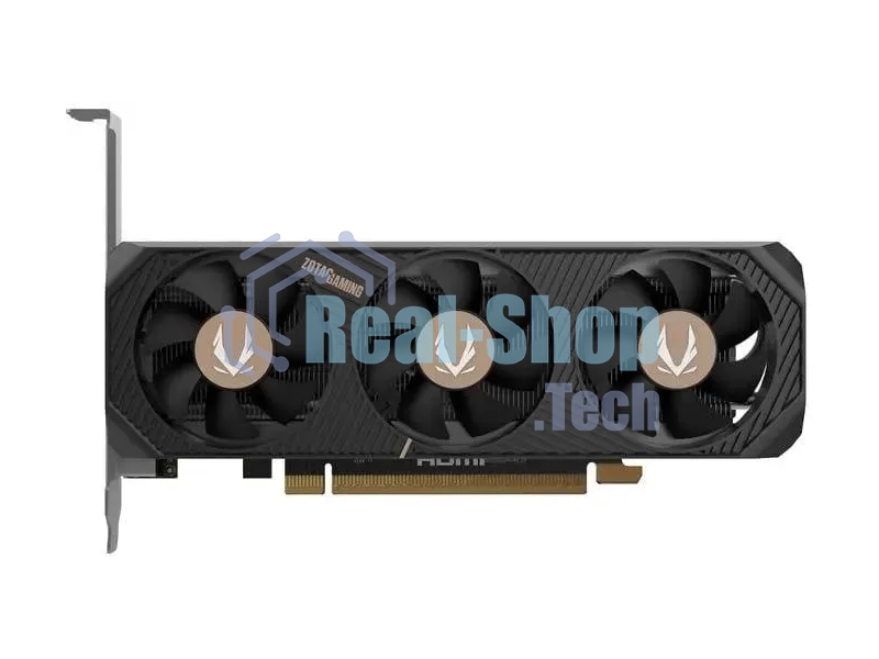 Видеокарта Zotac ZT-B50600L-10L, NVIDIA GeForce RTX 5060, 8 ГБ GDDR7, 128 бит, PCI-e 5.0, 1xHDMI, 3xDP, 2497 МГц, LP