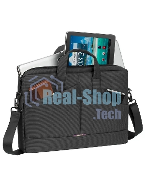 Сумка для ноутбука 15,6” Riva Case 8731 серый, полиэстер