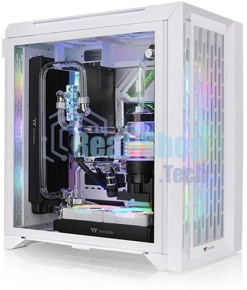 Компьютерный корпус Thermaltake CTE C700 TG ARGb белый без БП ATX 3x140мм 2xUSB 3.0 audio bott PSU