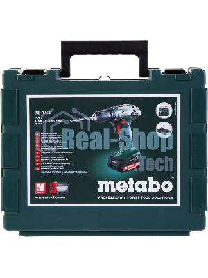 Дрель-шуруповерт Metabo BS 14.4 Li, 14,4 В, 2 Ач, 40 Нм, щеточный
