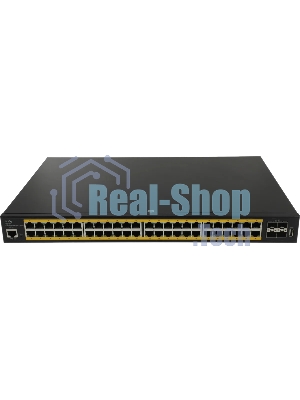 Коммутатор Cudy GS2048PS4-720W, 48×1 Гбит/с, 4×10 Гбит/с SFP+