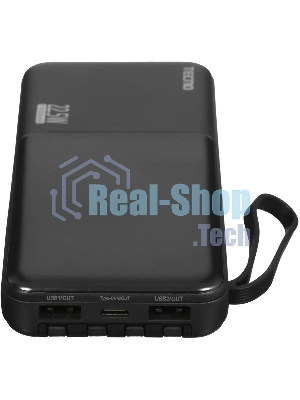 Портативный аккумулятор Tecno OnGO L101Q 10000mAh QC3.0/PD3.0 22.5W 3A 2xUSB-A/USB-C черный