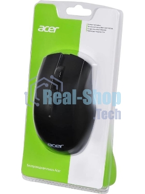 Мышь беспроводная Acer OMR030 черный, 1600 dpi, радиоканал, USB, кнопки - 4