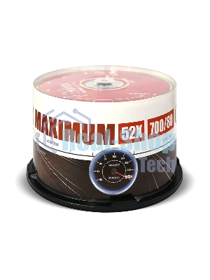 Диск CD-R Mirex 700 Mb, 52х, Maximum, Cake Box (50), (50/300)