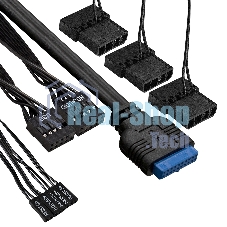 Компьютерный корпус Miditower ExeGate EVO-9202-NPX600 (ATX, БП 600NPX с вент. 12 см, с окном, 1*USB+1*USB 3.0, аудио, 3 вент. 12см с RGb подсветкой)