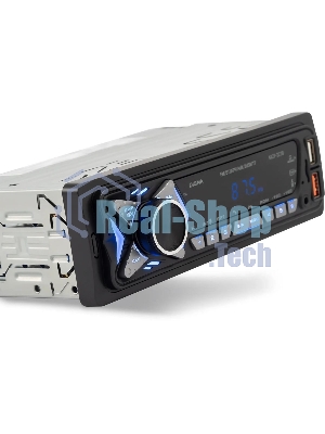 Автомагнитола Digma MCP-227B, 1 DIN, Bluetooth, USB Type-A, AUX, пульт ДУ