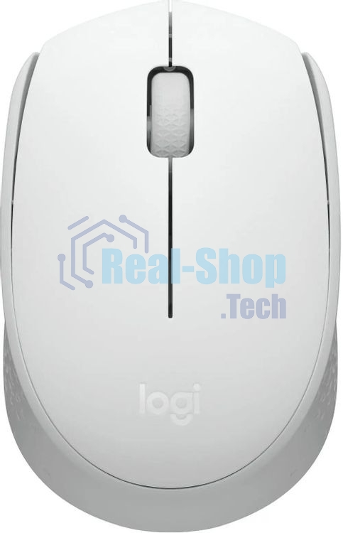 Мышь беспроводная Logitech M171 белый, 1000 dpi, радиоканал, USB, кнопки - 3