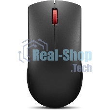 Мышь беспроводная Lenovo 150 черный, 1000 dpi, радиоканал, USB, кнопки - 3