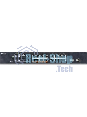 Коммутатор Zyxel NebulaFlex XMG1915-18EP-EU0101F 16x2.5Gbит/с 2SFP+ 8PoE++ 180W управляемый