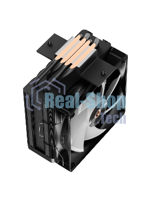 Кулер для процессора Cooler Ocypus Delta A40 BK ARGb Delta-A40-BK1NAWN00X-GL черный 120мм алюминий+медь 2000rpm 29db 4-pin 220W 156мм
