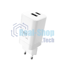 Сетевое зарядное устройство MORE CHOICE NC85i 1USB+1Type-C 3.0A PD 20W+QC3.0 для Lightning 8-pin Type-C, белый
