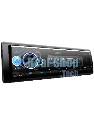 Автомагнитола ACV ADX-903BM, 1 DIN, Bluetooth, USB Type-A, AUX, пульт ДУ
