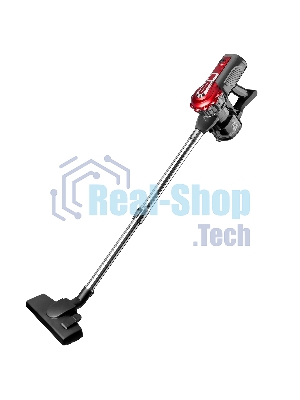 Пылесос вертикальный BRAYER BR4268 серый/красный, питание от сети, 185 Вт, уборка сухая, пылесборник 0,8 л