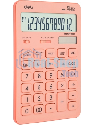 Калькулятор настольный Deli Touch EM01541 красный 12-разр.