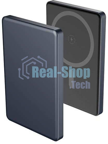 Портативный аккумулятор AKSBERRY (6900291930014) E501 с MagSafe 5000 mAh, синий