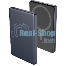 Портативный аккумулятор AKSBERRY (6900291930014) E501 с MagSafe 5000 mAh, синий