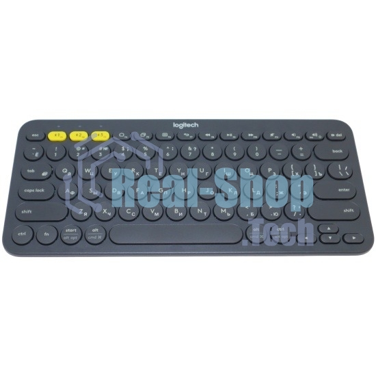 Клавиатура беспроводная Logitech K380 (920-007590) темно-серый (неоригинальная гравировка)
