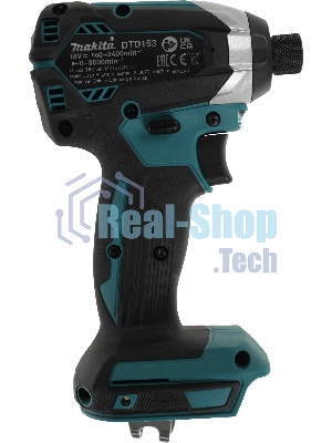 Дрель-шуруповерт Makita DTD153ZJ, 18 В, 0 Ач, 170 Нм, бесщеточный, ударный