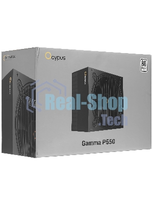 Блок питания Ocypus Gaммa P550 BK (Gaммa-P550-W1HDBK024X-EU), 550Вт, 80 PLUS, 120мм, черный