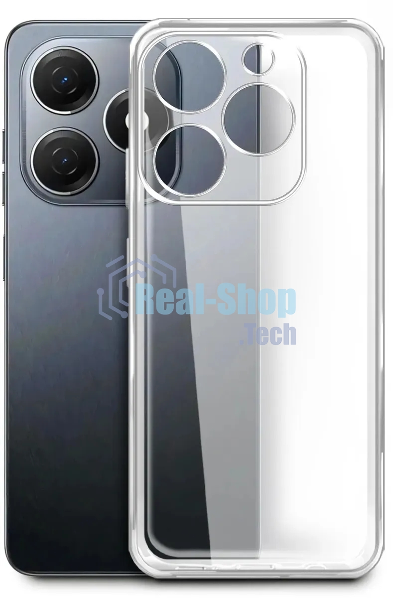 Чехол (клип-кейс) BoraSCO для Tecno Spark 20 72688 прозрачный