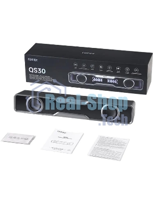 Колонки Edifier QS30 1.0 черный 5Вт BT