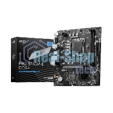 Материнская плата MSI PRO B760M-E DDR4, LGA 1700, Intel B760, 2xDDR4, 4xSATA, 1xM.2, 1xPCIe 4.0 x16, 1xPCIe 4.0 x1, 1xHDMI, 1xVGA, 1x1Gb LAN, 2xUSB-A 3.2 Gen 1, 4xUSB-A 2.0, 3x3.5 мм, 7.1, mATX