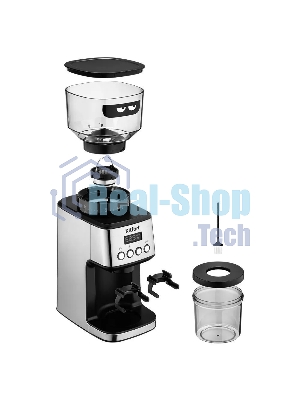 Кофемолка Kitfort КТ-790 180Вт сист.помол.:жернова вместим.:320гр нержавеющая сталь/черный