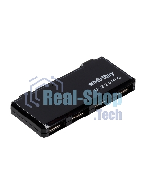 USB-концентратор Smartbuy SBHA-6110-K, USB 2.0, USB 4 порта, USB