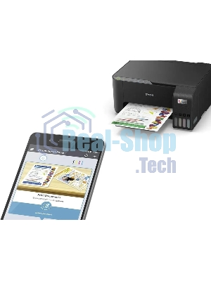 МФУ струйное Epson EcoTank L3252/А4/цветная печать/до 5-10 стр. в мин./лоток подачи 100 л./черный (C11CJ67423) (L3252)