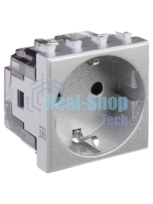 Розетка DKC Avanti 4404002 1-м 2 модуля, 