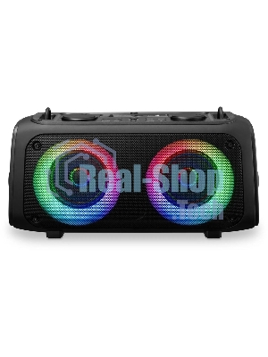 Колонка портативная Hyundai H-PS1030 черный/черный 40 Вт 2.0 BT 10м 3600mAh