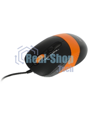 Комплект клавиатура+мышь A4Tech FStyler F1010 проводной, USB, 1600 DPI, чёрный/оранжевый